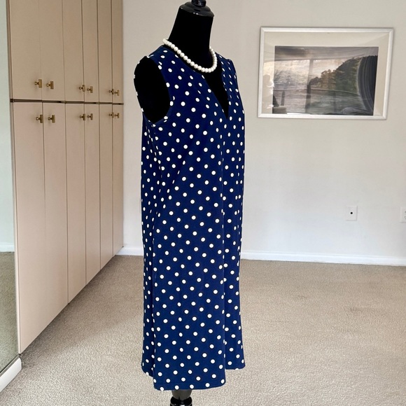 Lands’ End Cotton Polka Dot Dress - Picture 6 of 9